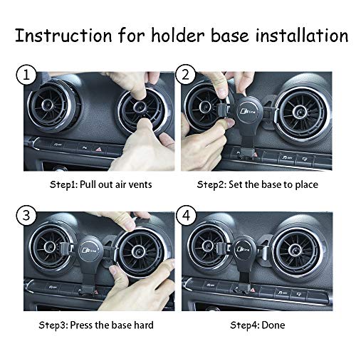 Car Phone Holder for 2014-2020 Audi A3 S3 RS3 Auto Accessories Navigation Bracket Interior Decoration Mobile Cell Phone Mount - Image 5