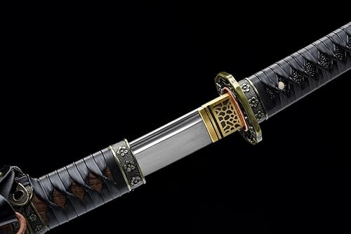 Handmade Real Full Tang Chinese Ruyi Taichi Sword Pattern Steel with Ebony Blackwood Sheath Handmade Real Full Tang Chinese Ruyi Taichi Sword Pattern Steel with Ebony Blackwood Sheath