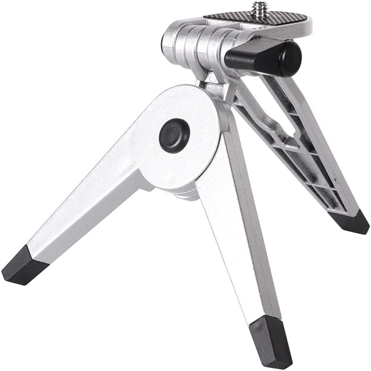 Folding Tabletop Tripod,Black Mini Tripod Table Stand Vlog Tripod, Mounting Bracket