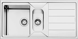 SMEG LDR102-2, Fregadero MIRA, Stainless steel