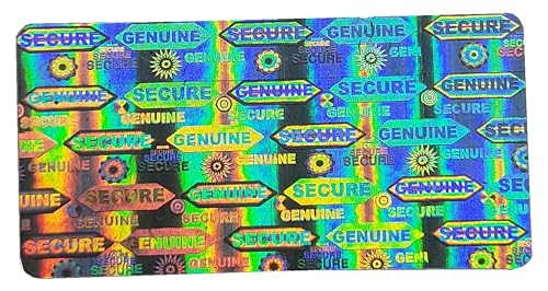 Image of LEPAH Hologram Sticker Secure Genuine, 180 Pcs, 25mmx50mm | VOID Tamper Evident
