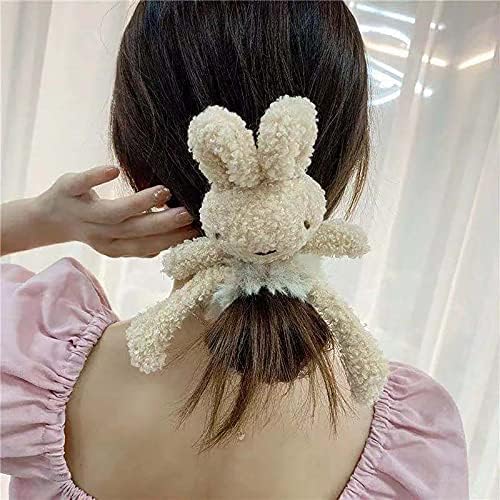Hair Scrunchies Velvet Elastic Hair Bands, Women Fashion Plush Hair Tie Cute Bear Tie Hair Head Rope Ponytail Holster, Elastic Hair Bands For Women'S Hair for Women Girls 5 Hair Scrunchies Velvet Elastic Hair Bands, Women Fashion Plush Hair Tie Cute Bear Tie Hair Head Rope Ponytail Holster, Elastic Hair Bands For Women'S Hair for Women Girls