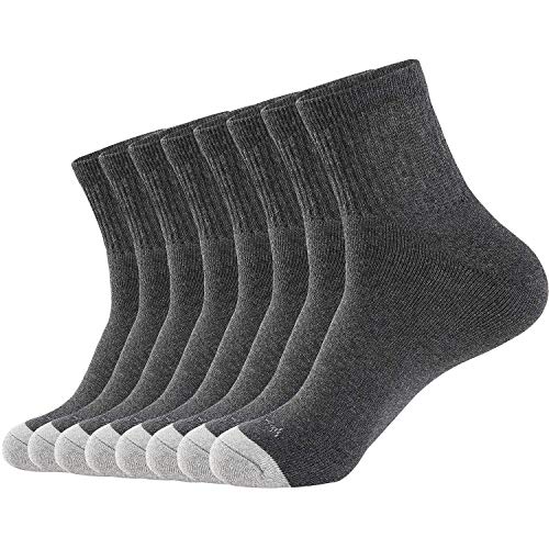 WANDER Women's Athletic Ankle Socks 8 Pairs Thick Low Cut Socks Cushion Running Socks for Women Sport Cotton Socks