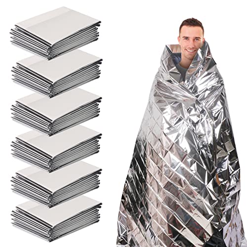 5 Couvertures De Survie Traxenta 160x210 Cm - Réutilisables, Imperméables Pour Randonnée Et Urgence