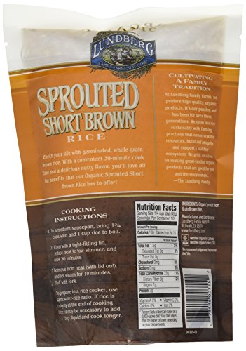 Lundberg Family Farms Sprouted Short Brown Rice, 16 Ounce (Pack Of 1) #TOP1