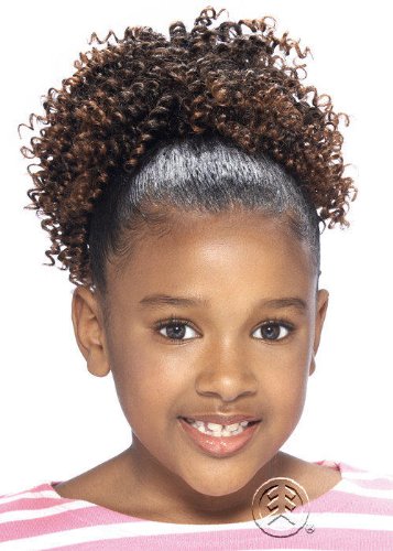 Model Model Glance Kids Drawstring Ponytail Cork Screw Color: P1B/30