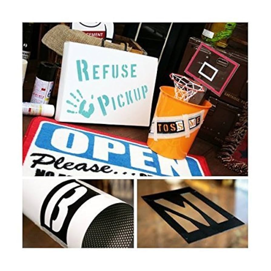 1・2・3インチ 3サイズセット プラスチック製 ステンシル tf8su2k 1・2・3インチ 3サイズセット プラスチック製 ステンシル