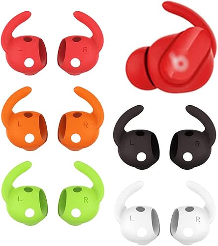 ALXCD Gancho antideslizante para las orejas compatible con Beats Studio Buds, 5 pares antideslizantes antipérdida para auriculares, ganchos
