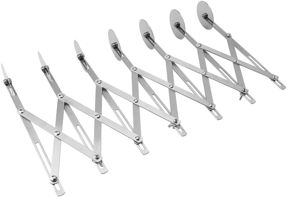 Multi-Function Folding Single-head Stainless Steel Waffles Pastry Pizza Roller Cutter Wheel Practical Dough Cutter Kitchen Tool