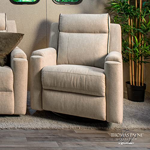Thomas Payne® Rv Swivel Glide Recliner - Norlina – Luxurious, Comfortable Rv Recliner – Easy-To-Clean Polyhyde® Vinyl Fabric – High-Density Foam Interior For Extra Comfort – 2020129856 #TOP6
