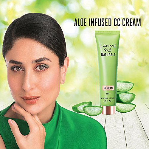 LAKMÉ 9 To 5 Naturale CC Cream, Honey, Spf 30 With Aloe Vera, Conceals Dark Spots & Blemishes, 30 g - Image 6