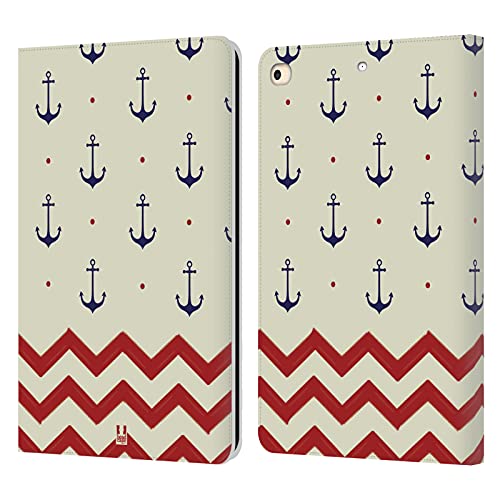 Étui portefeuille iPad 9.7 contre les rayures avec étui cuir motifs marines