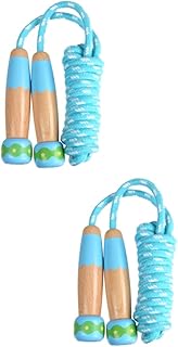 Sosoport 2pcs kids jumprope fitness jump rope skipits for kids Fitness Skipping Rope kids playing jump jump rope kids skipping rope exercise ropes kid jump rope wooden child Bamboo
