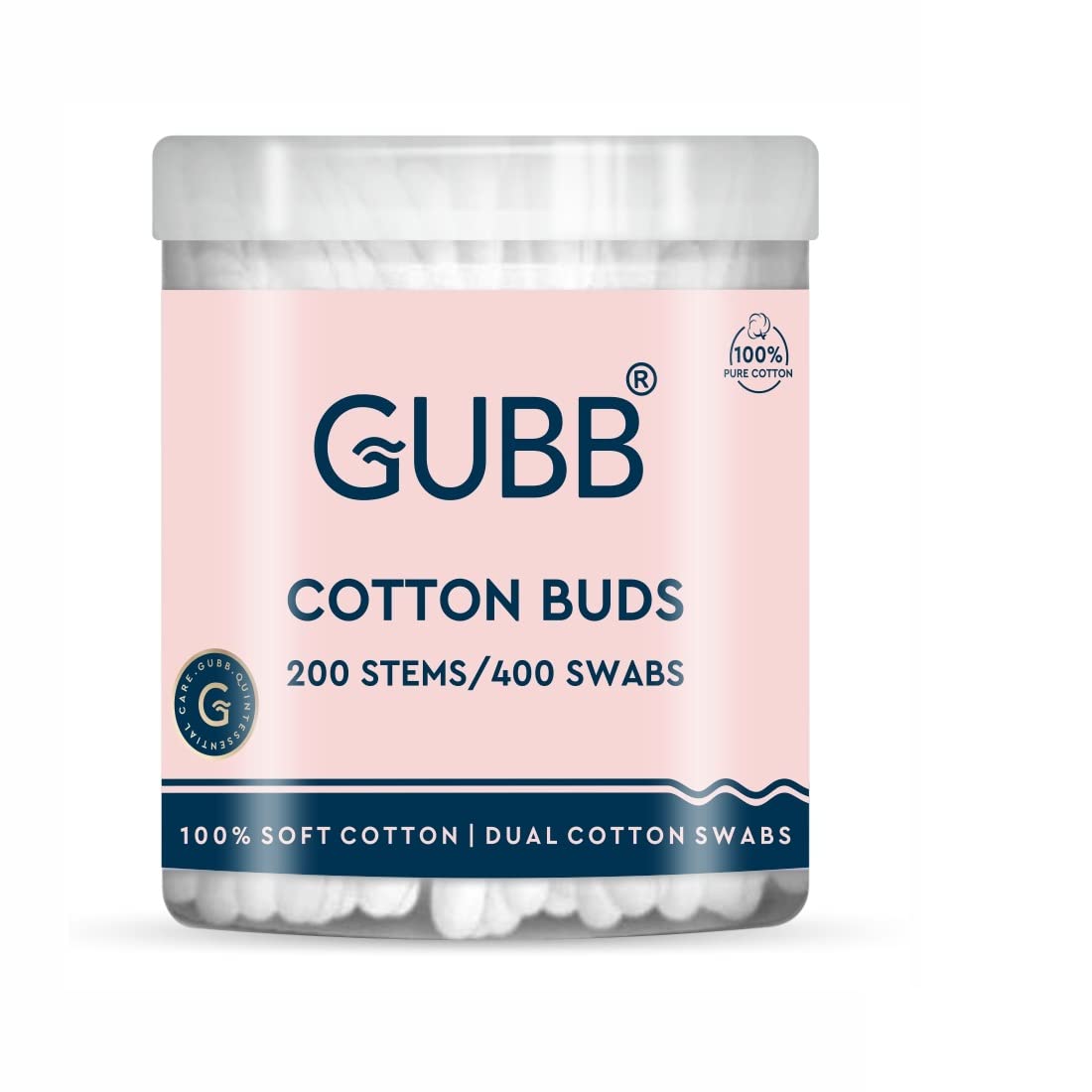 GUBB Paper Stick Cleaning Cotton Ear Buds Swabs for with Safety Tip 200 Sticks GUBB Paper Stick Cleaning Cotton Ear Buds Swabs for with Safety Tip 200 Sticks