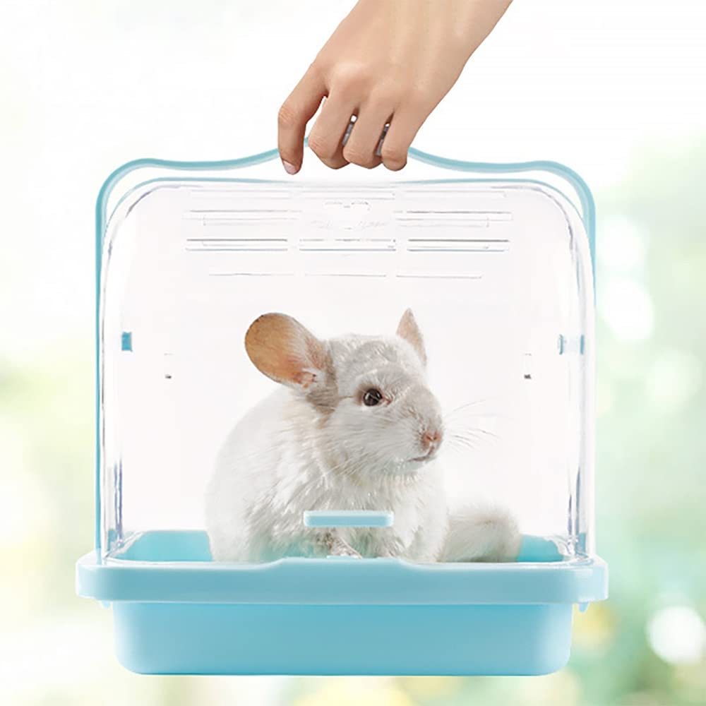 Gabbia Portatile Per Criceti E Piccoli Animali - Con Ruota, Borraccia E Accessori Blu - Foto 7