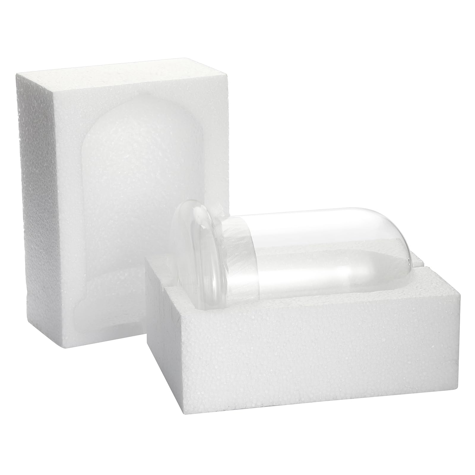 Mini pot de terrarium pour plantes succulentes - Dôme en verre transparent avec trou d'aération de 3 mm - Cloche décorative en verre avec fond en verre - Décoration de table pour bureau