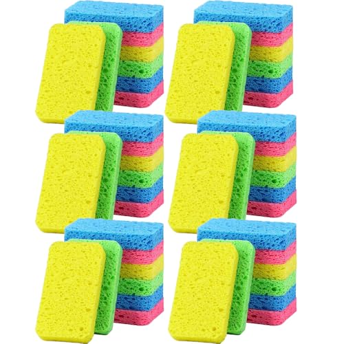 Image of 36 - Pack Non-Scratch Scrub Sponges - Sponges for Dishes and Washing Dishes, Cleaning Sponges for Kitchen Home and More（Mixed）