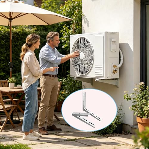 Fixation murale mini split support métallique extérieur pour climatiseur split