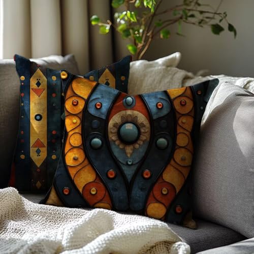 Coussin Exterieur Impermeable 55x55 en Lin de Qualité Supérieure - 5
