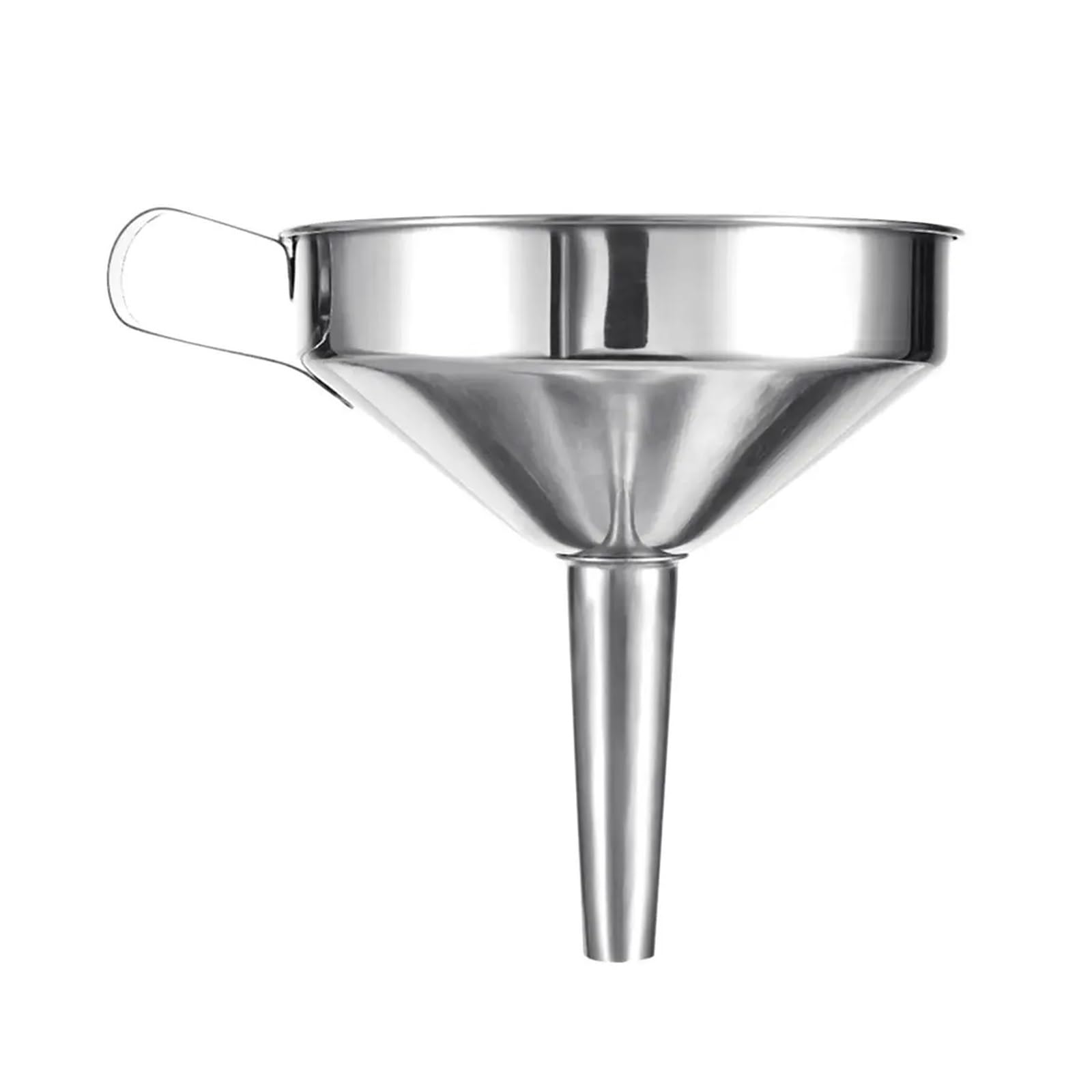 Embudo metálico de acero inoxidable, Colador de filtro desmontable de embudo de cocina grande de acero inoxidable for aceite de cocina(20 CM)