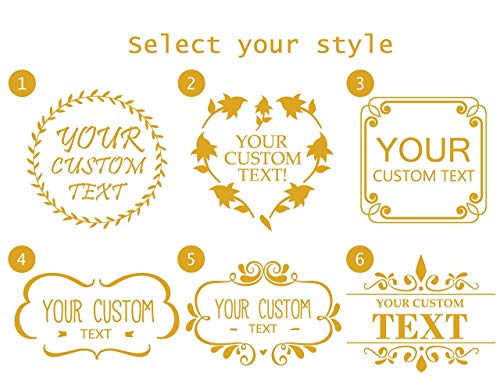 Personalized Flower Gift Box | Special Occasions Birthdays Weddings Anniversaries | Different Colors And Sizes | Customizable Unique Text | Handmade In Europe | (Large, Black) #TOP4