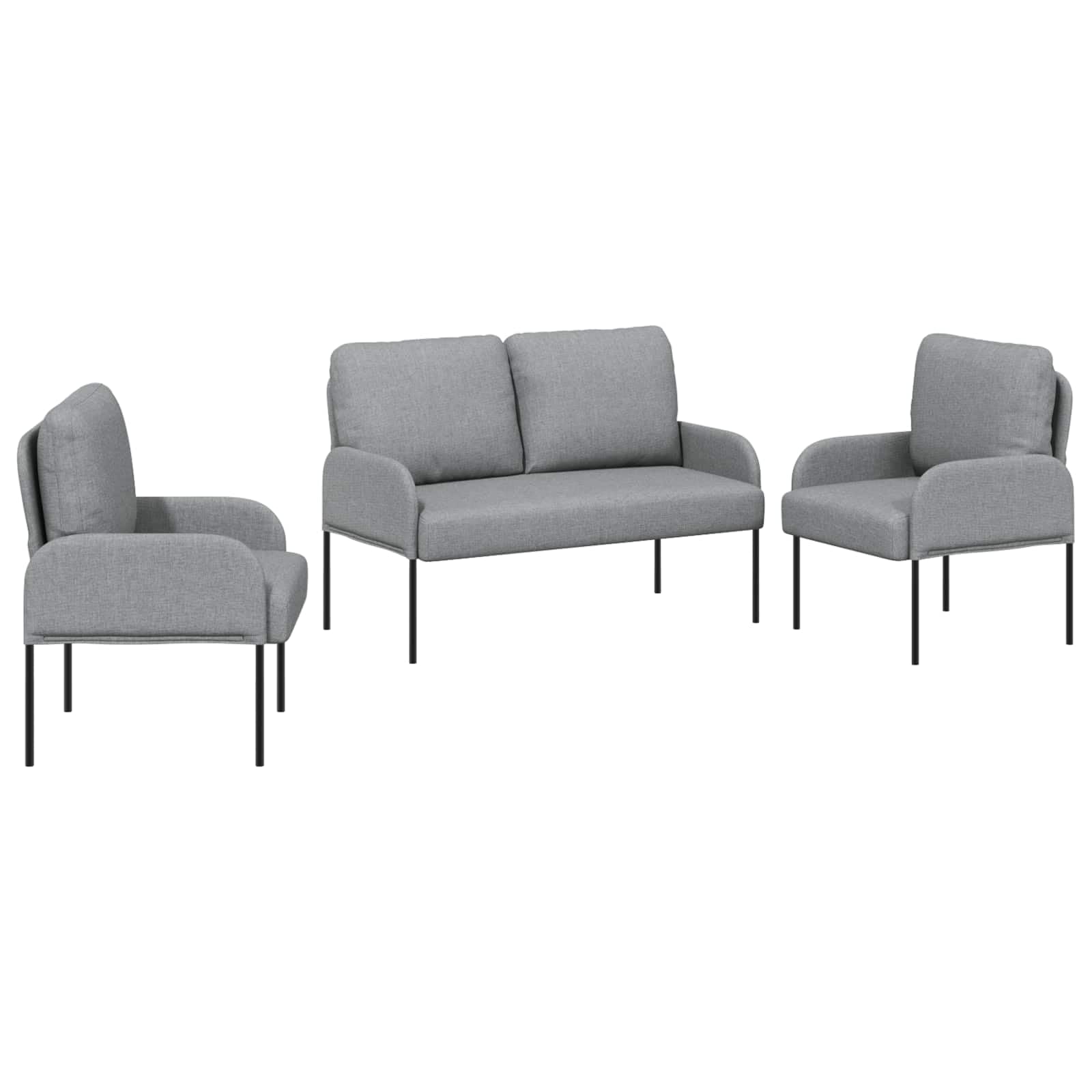 Sofá moderno de 3 piezas para salón contemporáneo y pisos urbanos