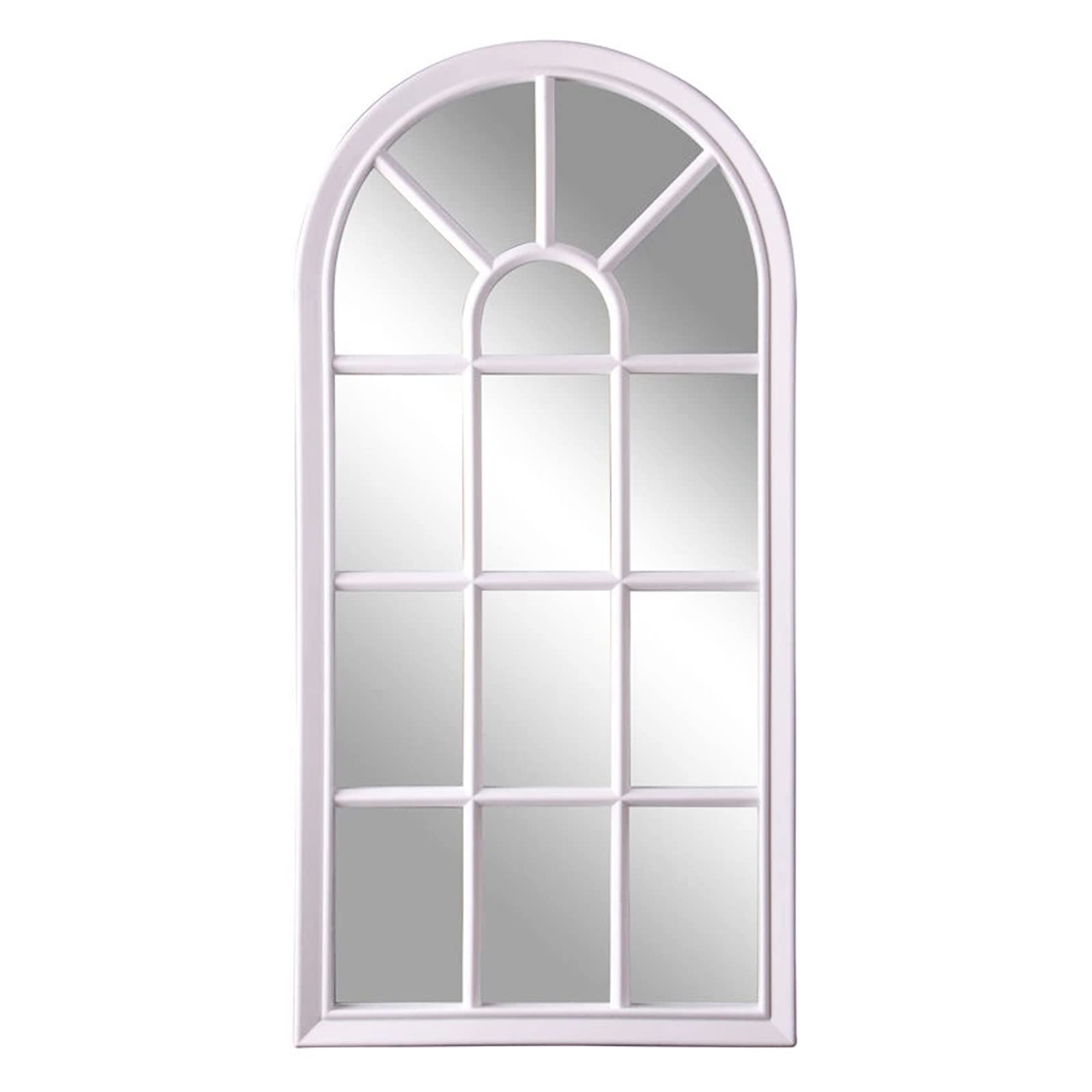 Espejo Ventana Francesa, Decorativo Pared, para Salón, Recibidor, Vestidor, Dormitorio y Baño, Estilo Retro