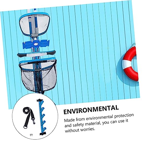 Abaodam 3 Conjuntos De Rack De Armazenamento Para Piscina Suporte Resistente Ganchos Para Esfregão E