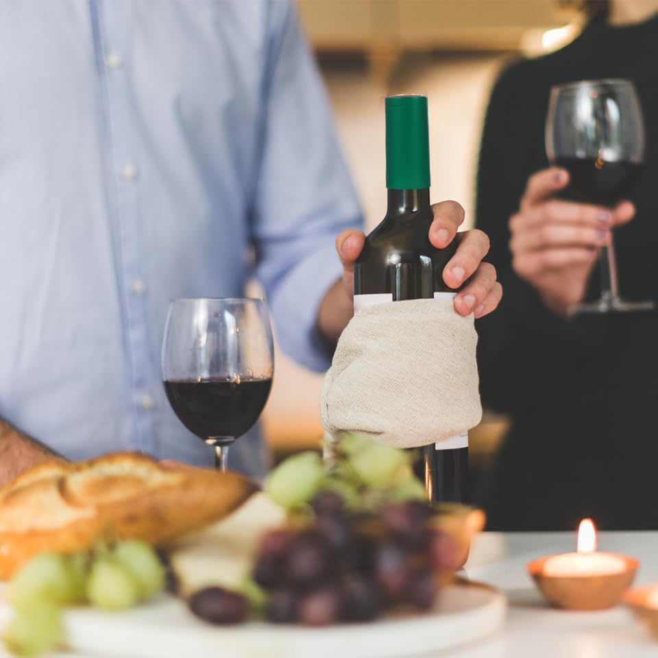 Miniatura 3 de Toyandona Paquete a granel de 100 cápsulas termorretráctiles de PVC: envolturas de botellas de vino verde para bodegas domésticas