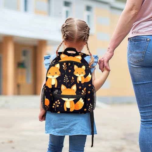Sac à dos enfant poissons et renards multicolore pour de douces aventures