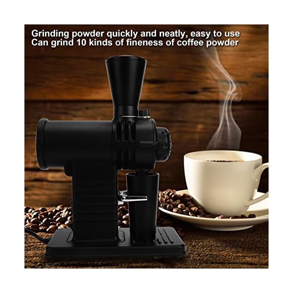 Molinillo de Café, Molinillo de Café Eléctrico de 200 W, Molinillo de Café Doméstico de Acero Inoxidable de 10… - Imagen 4