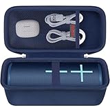 Elonbo Carrying Case ​for Ultimate Ears MEGABOOM 4/3 Portable Waterproof Bluetooth Speaker, MEGABOOM 4 Wireless Speaker Travel Storage Cover, Extra Mesh Pocket Fits Charging Cable, Blue