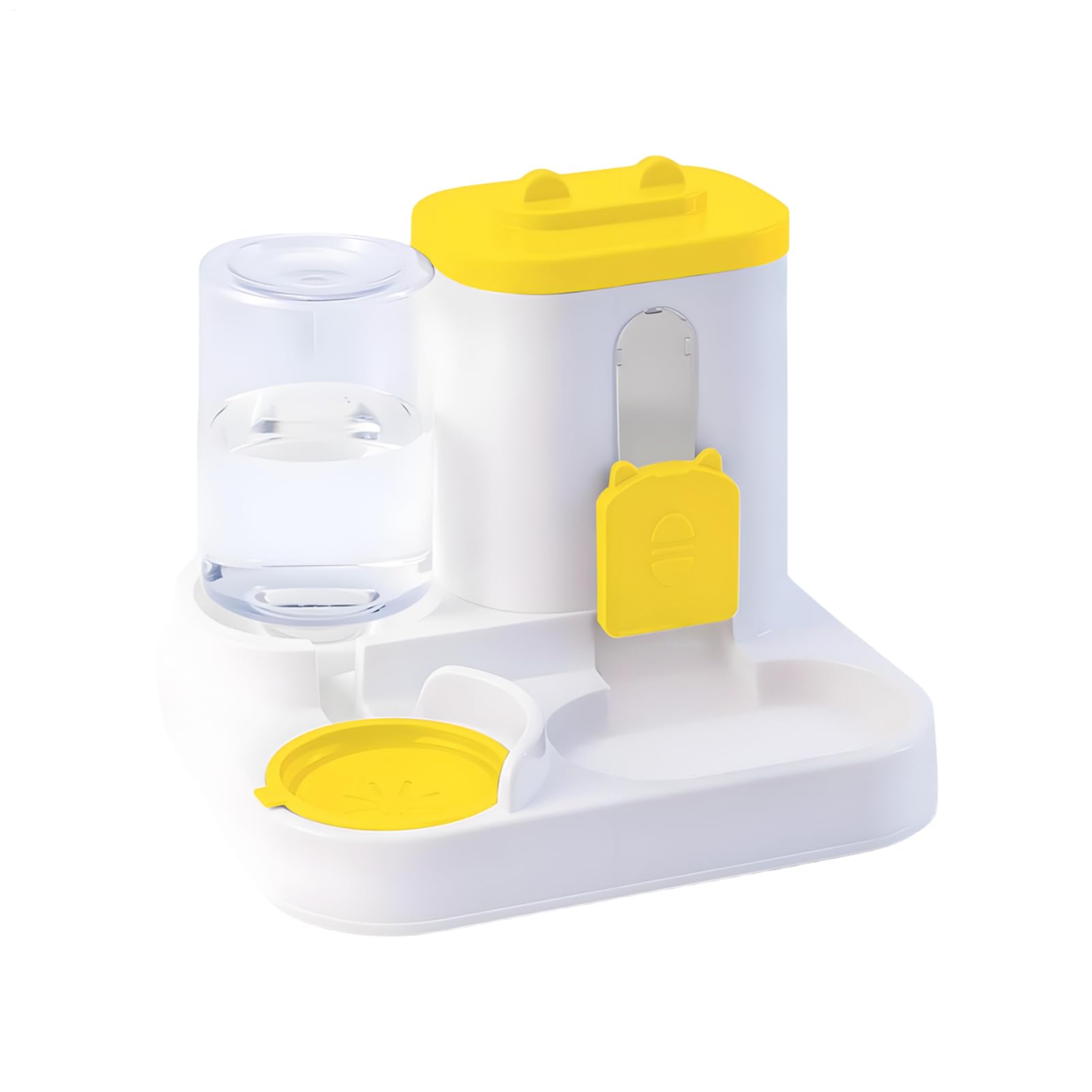 Distributeur de nourriture et eau 2-en-1 grande capacité pour chat et chien