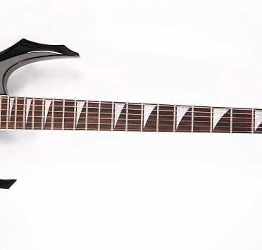 Bonnlo Electric Guitar Flame Style Design HSH Pickup for Beginner with Accessories, Bag, Strap, Tremolo Arm, Plectrum, Neck Adjustment Key, Cable (Black)