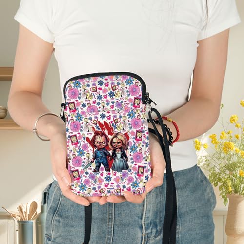 G2TUP Killer Doll Crossbody Bag Evil Doll Fans Gift Horror Shoulder Bag Murderous Toy Merchandise4