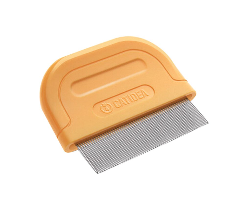 PANDA SUPERSTORE Mini Fashion Grooming Comb for Dogs Cats Pet Flea Combs Yellow