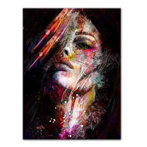 Tableaux décoration murale moderne graffiti 60x80cm pour salon - 2