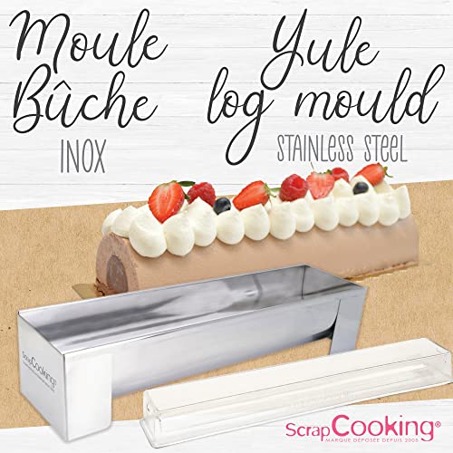 Scrapcooking Christmas Log Stainless Steel Mold #TOP1
