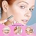 Facial Razors for Women 15 Pieces, EAONE Eyebrow Razor Trimmer Shaper Facial Razor Shaver with Precision Cover for Mother's Day Gift Women Men, 2 Sizes, Box Container Package