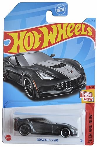 Hot Wheels Corvette C7 Z06 Then and Now 1/10 [Gray] 193/250