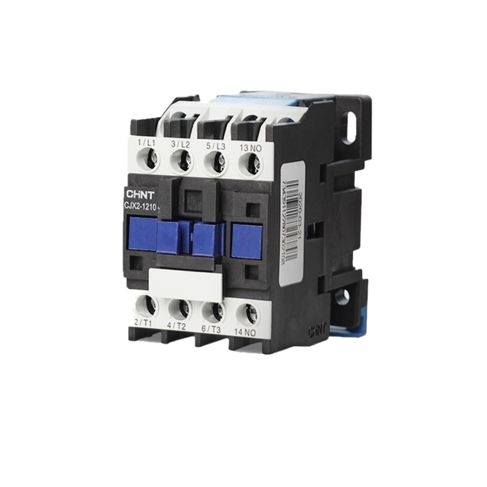 Contacteur ca CJX2-1210 1NO 12A, Tension de Bobine 380V 220V 110V 36V 24V LC1-D(CJX2-1210 AC380V)