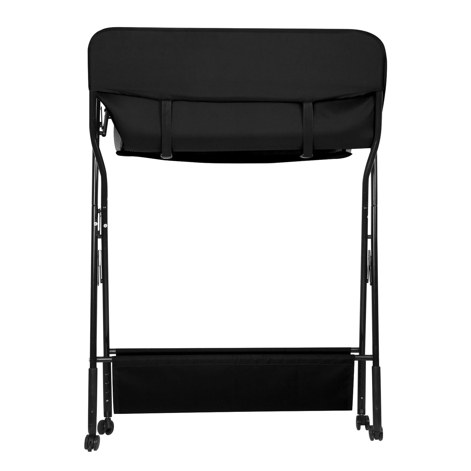 Table a Langer Pliante pour Remplacement de la couche,Table a Langer Pliante avec Ceinture de Sécurité et Panier de Rangement, jusqu'à 25 kg,86 * 62 * 96 cm-noir