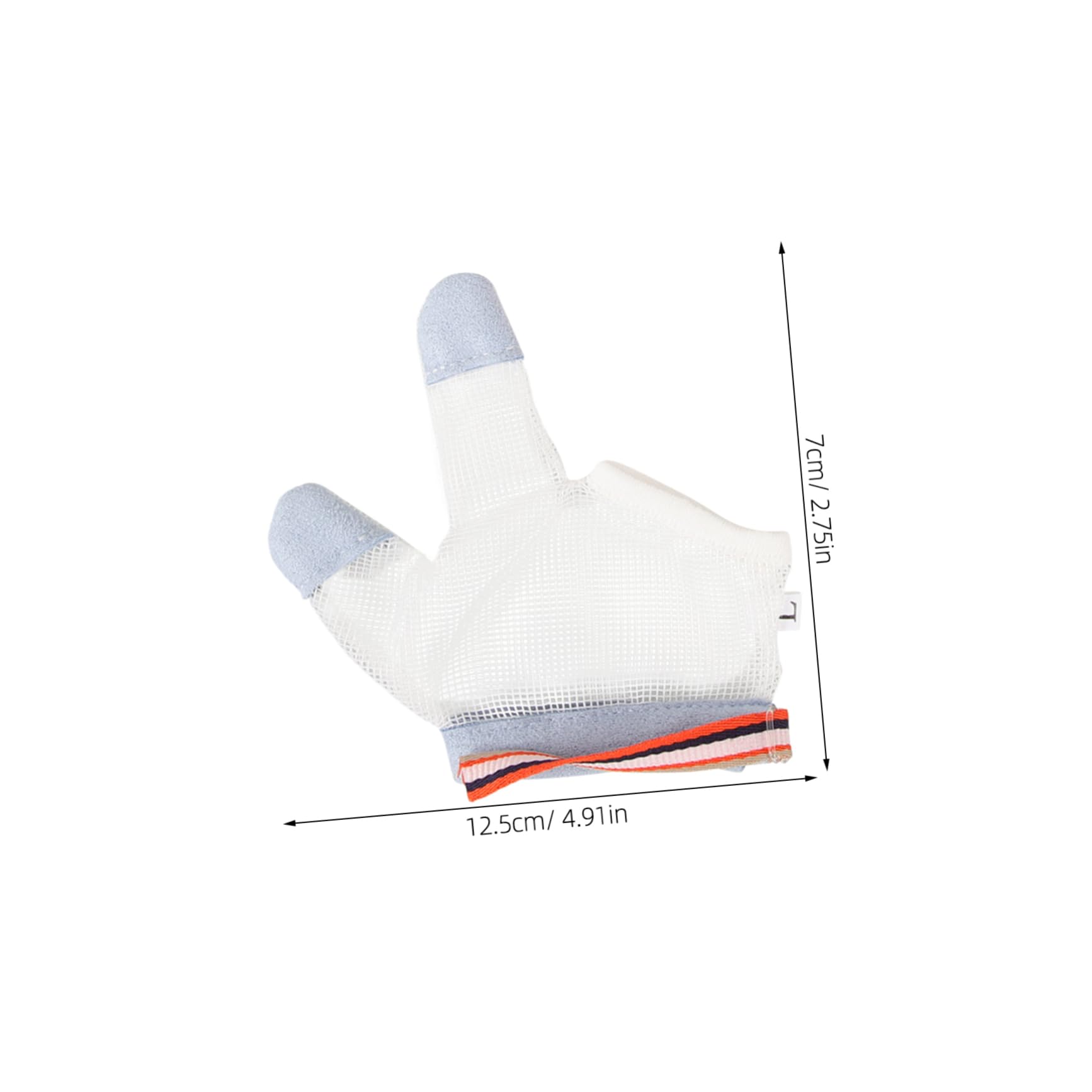 DEARMAMY 2 Pairs Breathable Nylon Newborn Mittens No Scratch Grooming Finger Sucking Guard for Boys and Girls Random Style