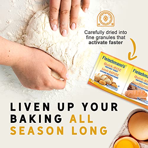 Fleischmann's Levure instantanée QuickRise 6 x 24 grammes (8 g par