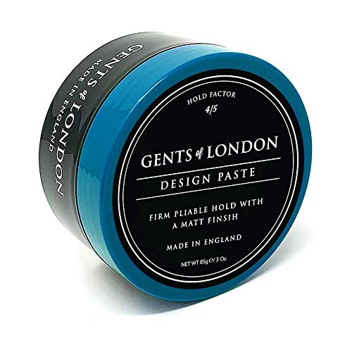 Gents of London Design Paste Matt Firm Hold Professional Hair Styling Wax (3 oz)
