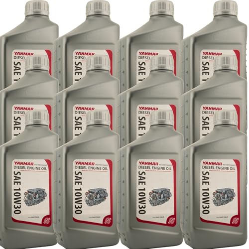 Aceite para motor diesel Yanmar SAE 10W30 1 cuarto x12