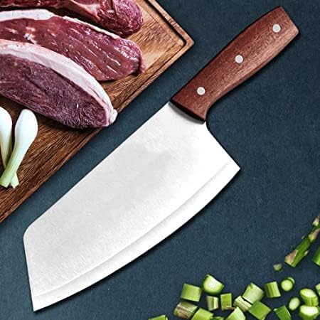 Takositio 1PCS 7.9 Inch High-Carbon Steel German Steel Meat Cleavers Chinese Chef's Knife for Restaurants Kitchens(Knife-G)