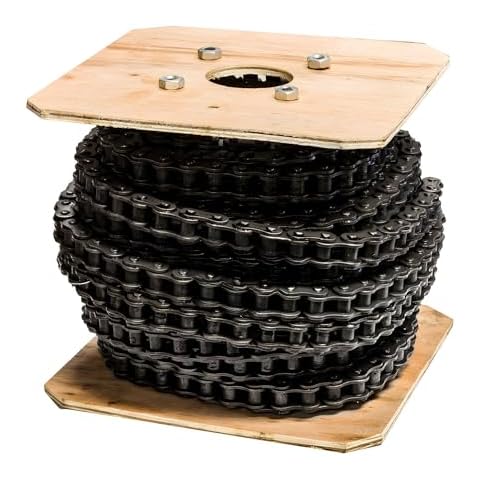 Jeremywell 41 Roller Chain 100 Feet with 10 Connecting Links for Go Karts, Mini Bikes, Scooters, ATV, MTV, Dirt Bike and Other Industrial Machinery Cover