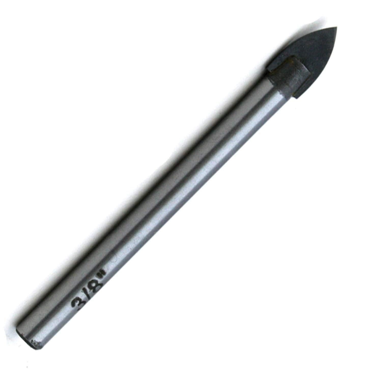 Champion CT505-1/2-1/2 Glass & Tile Drill Bit, High Temperature Brazed Carbide Spear Point/Tool Steel Body - 1/BX