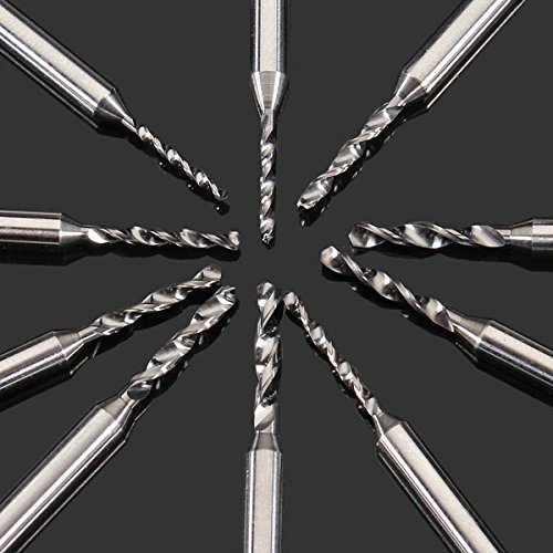 10PCS PCB Drill Kit 1.102.00MM Tungsten Alloy Steel Carving Drill
